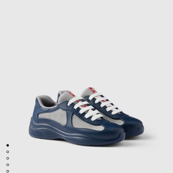 Prada Navy Blue and Gray Sneakers. Proof Of Purchase Attached - Picture 1 of 5